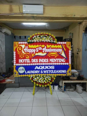 Papan Bunga di Muara Enim