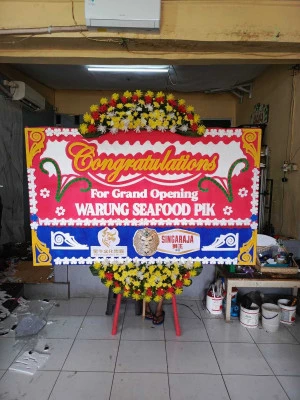 Papan Bunga di Muara Enim